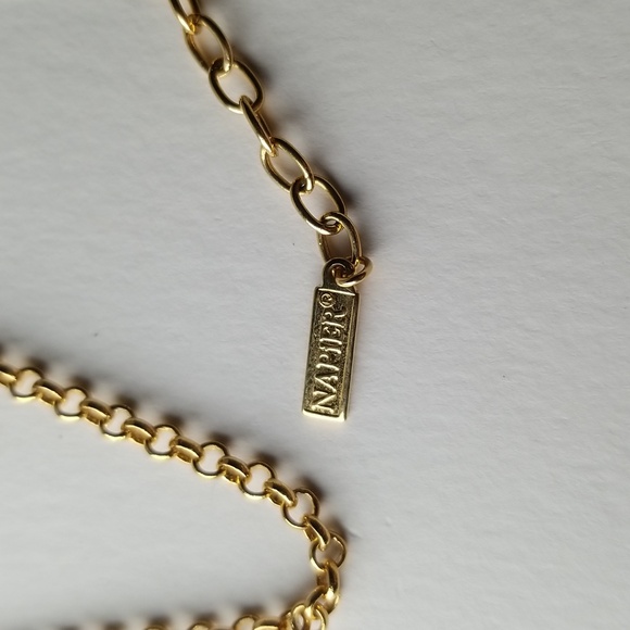 16 Inch Gold Tone Napier Chain - Picture 2 of 4